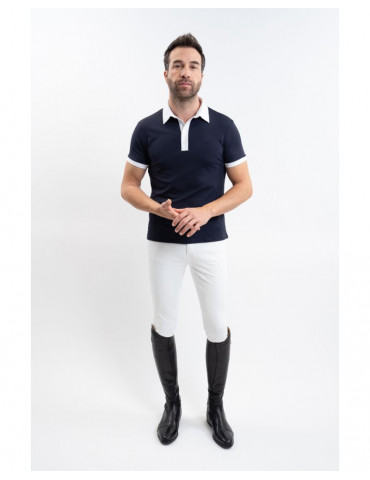Polo Homme Preston Marine Taille L 2
