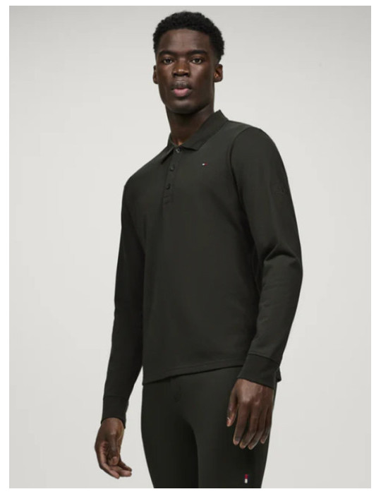 Polo Tommy Hilfiger Equestrian Erwin homme pine, taille XL