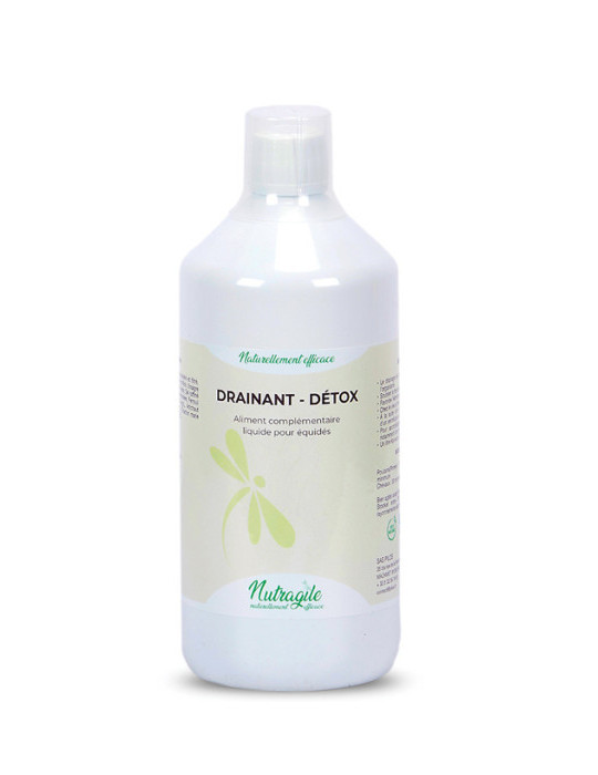Nutragile Drainant Detox 1L – Purificateur foie & reins, élimination des toxines