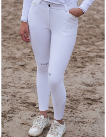 Pantalon de concours Le Sabotier Victorine blanc, taille 34