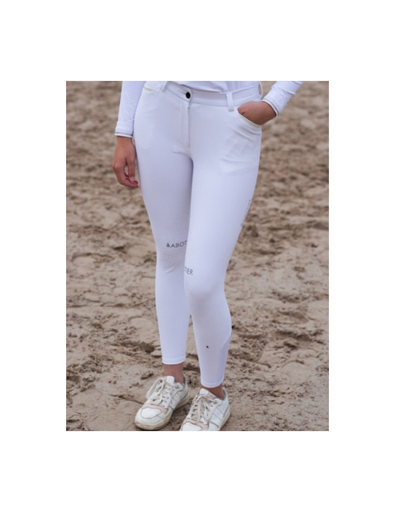 Pantalon de concours Le Sabotier Victorine blanc, taille 34