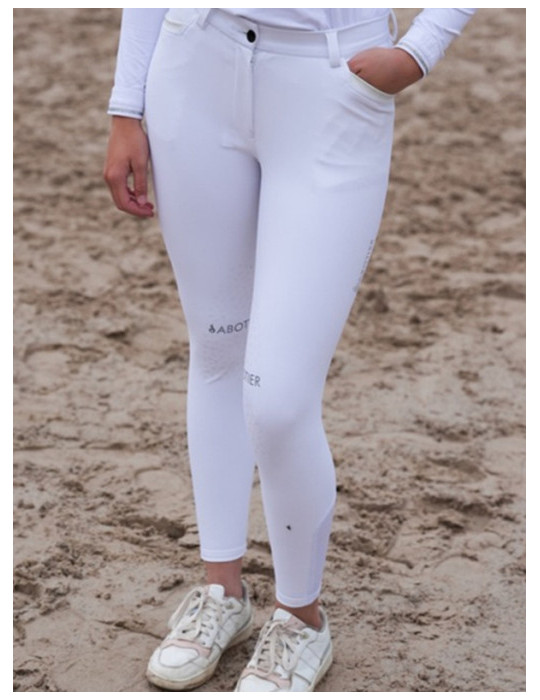 Pantalon de concours Le Sabotier Victorine blanc, taille 34