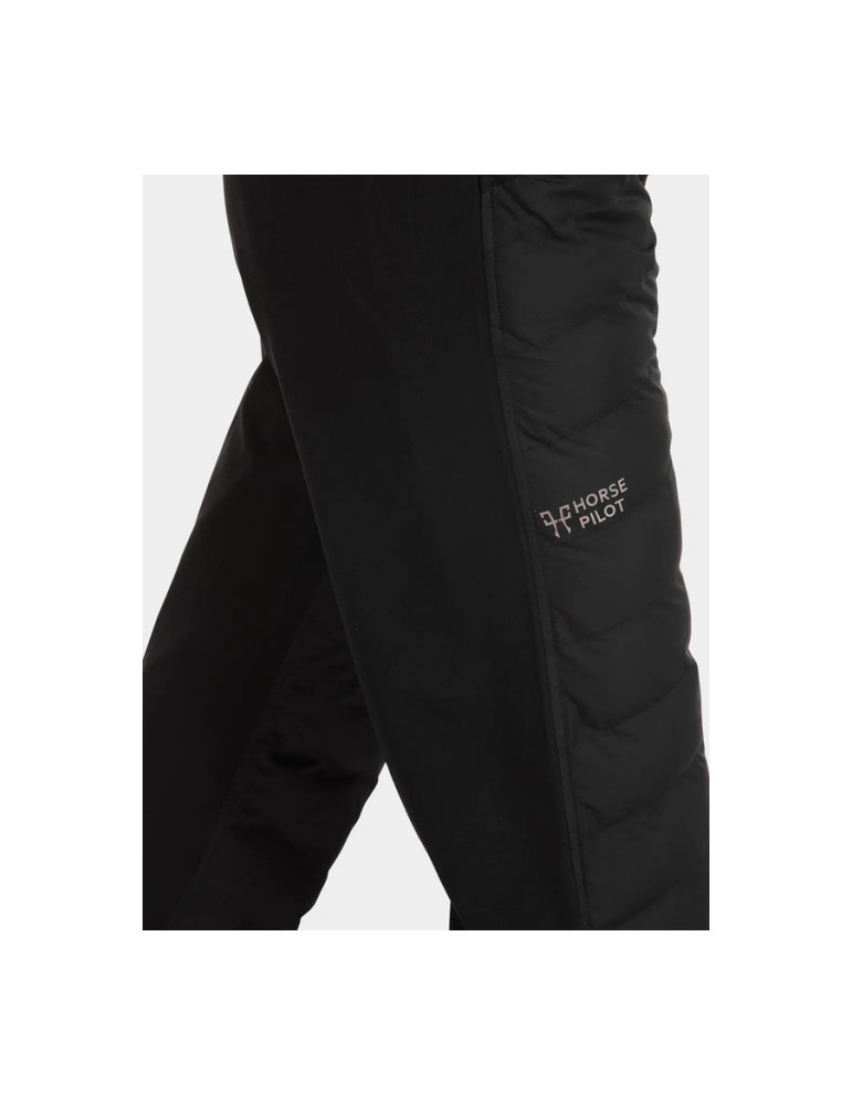 Pantalon matelassé Horse Pilot unisexe noir, taille M