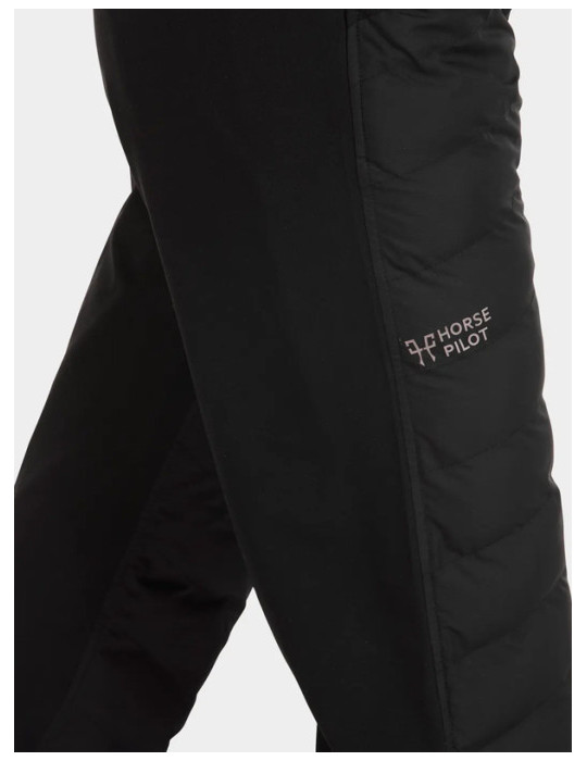 Pantalon matelassé Horse Pilot unisexe noir, taille M