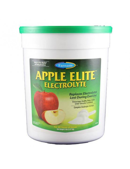 Apple Elite Electrolyte Farnam – Électrolytes pomme pour cheval sportif