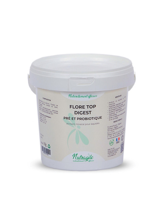 Flore Top Digest 1,5 kg Nutragile – Équilibre de la flore intestinale du cheval