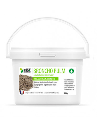 Broncho Pulm Cheval 500 g – Soutien respiratoire, plantes & oligo-éléments