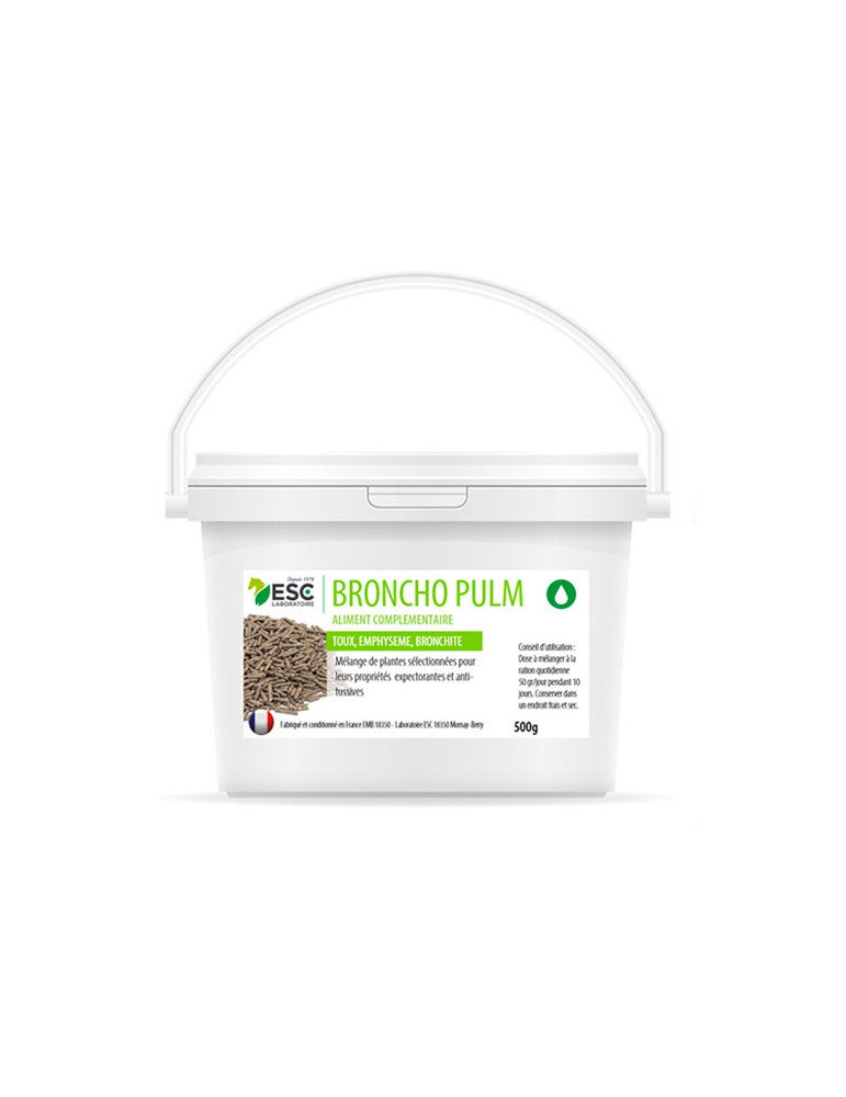 Broncho Pulm Cheval 500 g – Soutien respiratoire, plantes & oligo-éléments