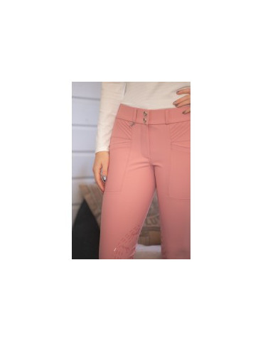 Pantalon Pénélope Hongy rose, taille 34 2