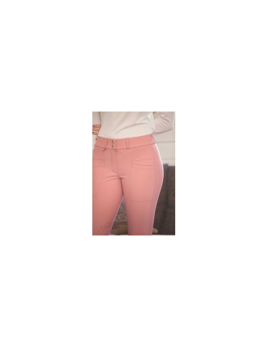 Pantalon Pénélope Hongy rose, taille 34