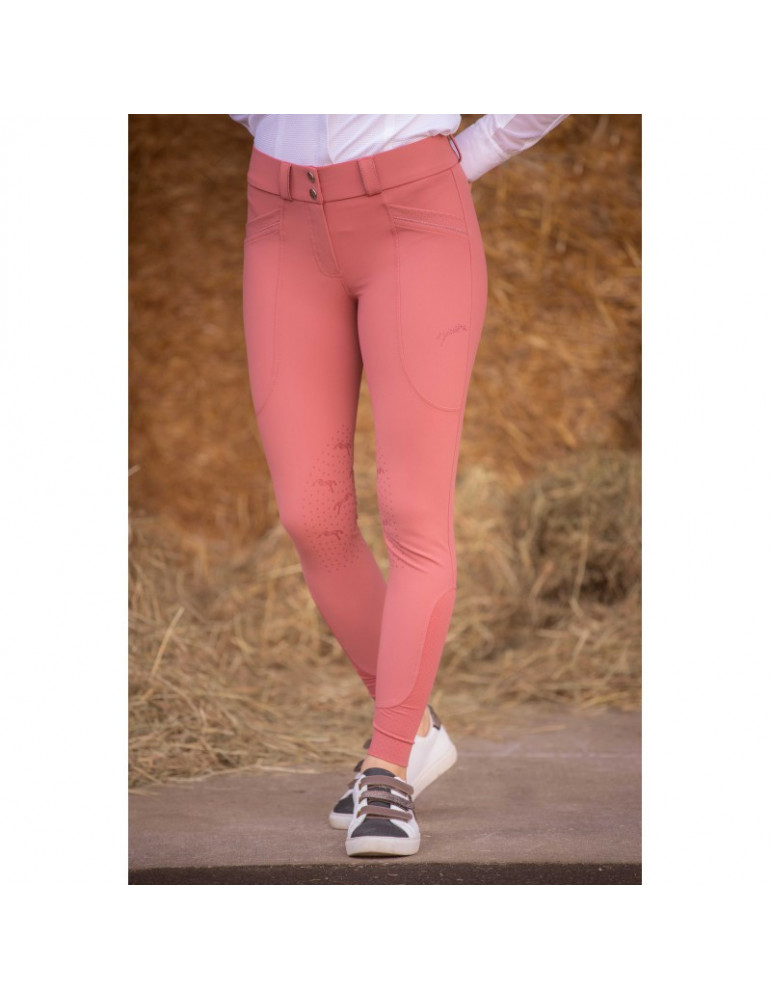 Pantalon SYBILLE vieux rose 36