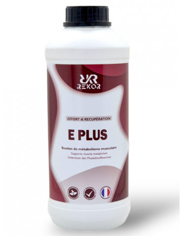 E-Plus Solution Cheval – Vitamine E, Sélénium & Ginseng pour soutien musculaire
