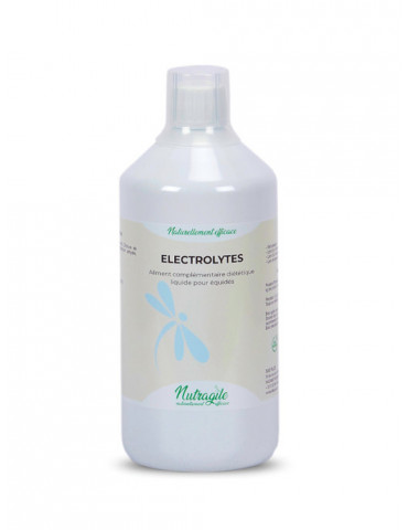 Nutragile Electrolytes Cheval 1L – Réhydratation & sels minéraux après effort