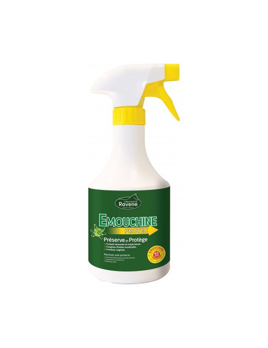 Émouchine Protec Ravene – Répulsif insectes cheval aux huiles essentielles