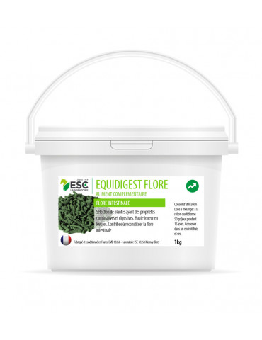 Equidigest 1 kg ESC – Flore intestinale cheval | Levures & plantes digestives