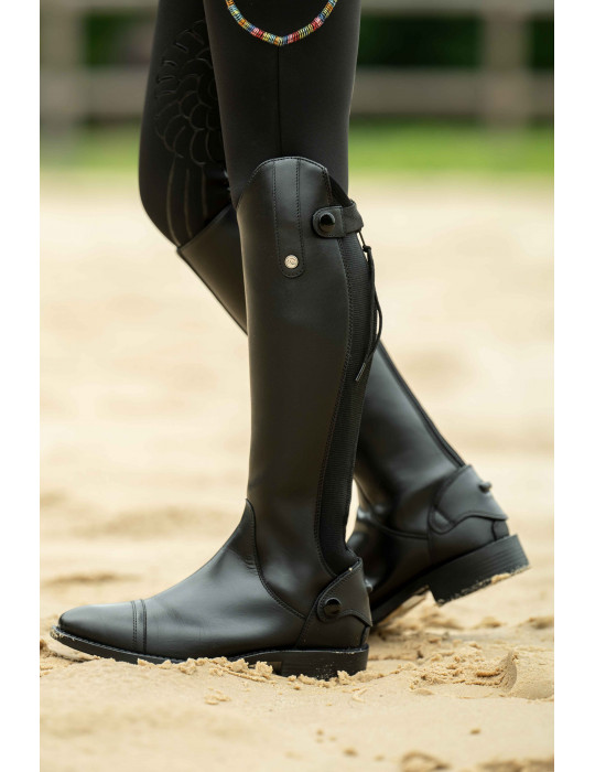 Bottes HKM Julie Kids noir, taille 37