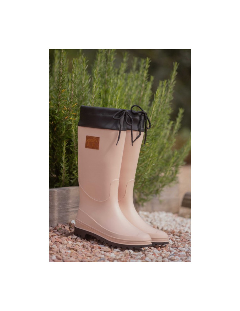 Bottes Penelope Jessica rose poudré, taille 38 | Nature Horse Langon