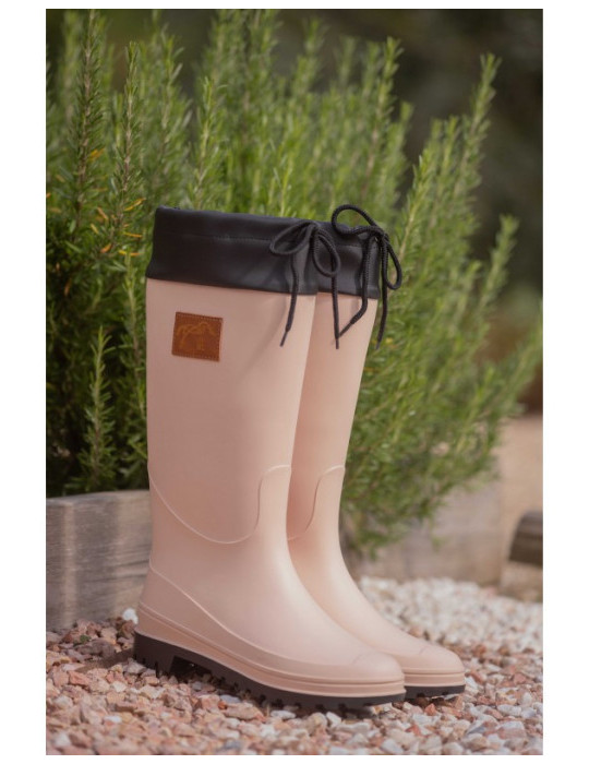 Bottes Penelope Jessica rose poudré, taille 38 | Nature Horse Langon