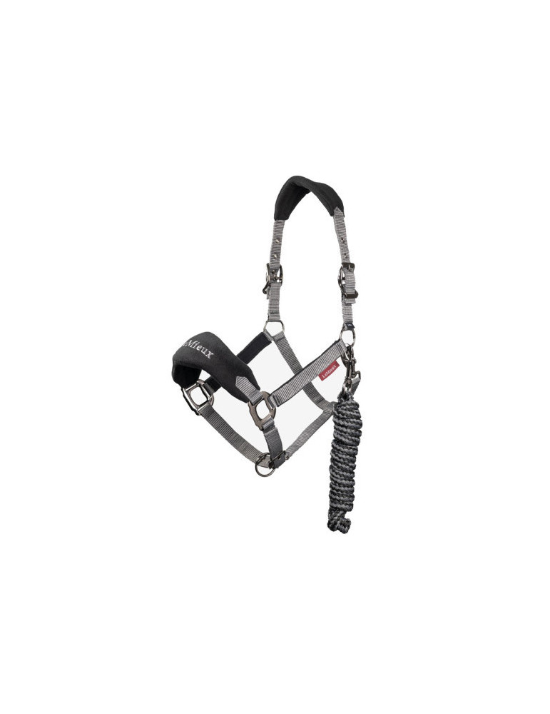 Licol et longe VOGUE noir COB