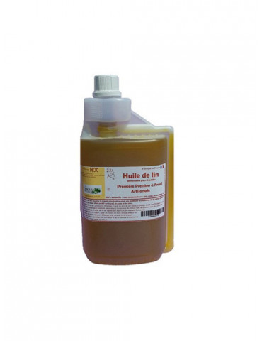 Huile de lin artisanale 5L HOC Ungula Naturalis | Vitalité et performance du cheval
