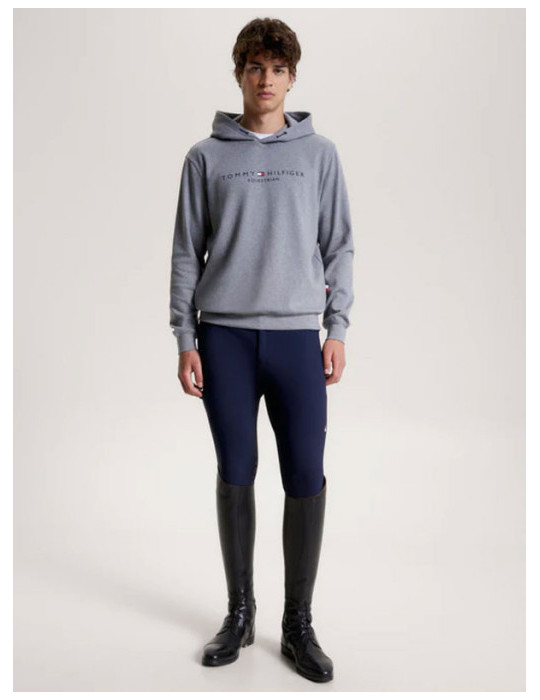 Hoodie Tommy Hilfiger Williamsburg Graphic gris chiné, taille L