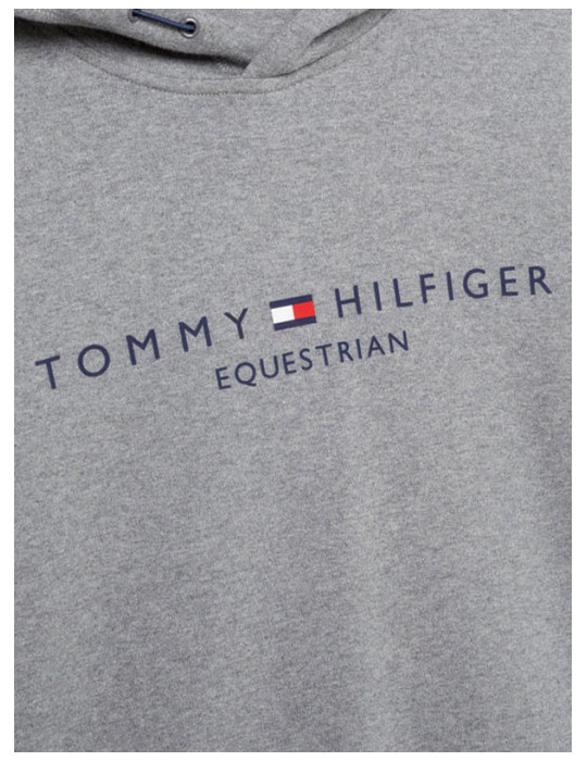 Hoodie Tommy Hilfiger Williamsburg Graphic gris chiné, taille M