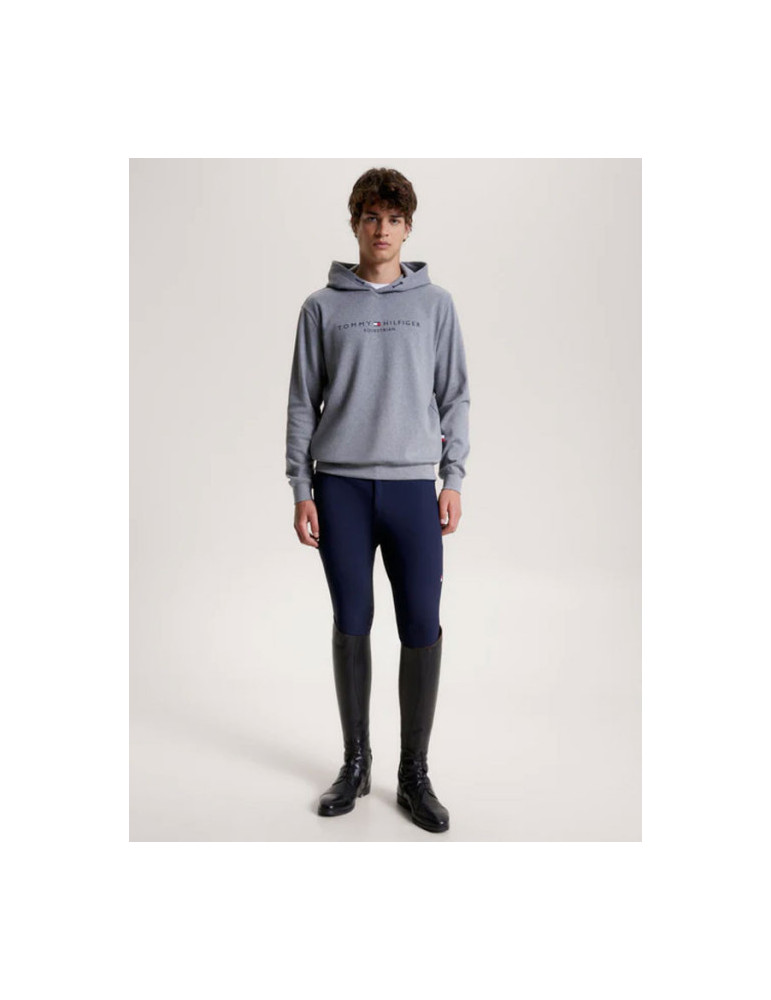 Hoodie Tommy Hilfiger Williamsburg Graphic gris chiné, taille M