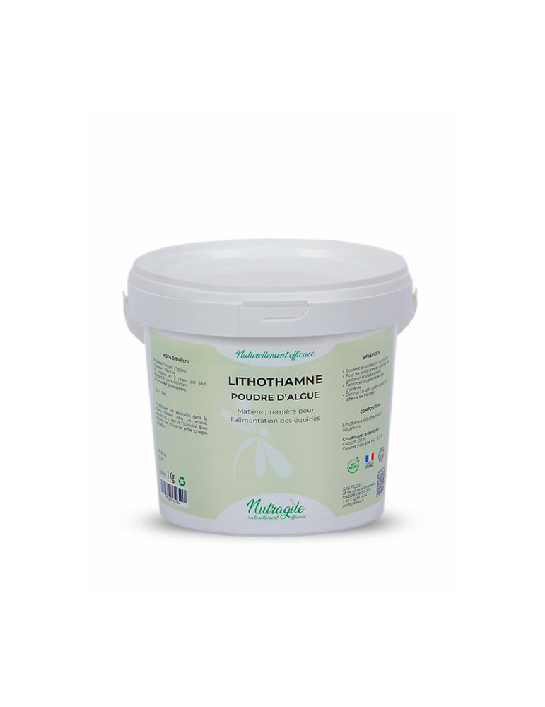 Lithothamne poudre d'algue Nutragile, 1 kg | Nature Horse Langon