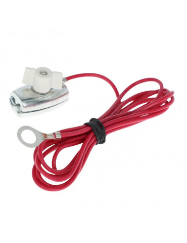 Connecteur HT AKO inter-cordelette rouge, 150 cm, œillet M8