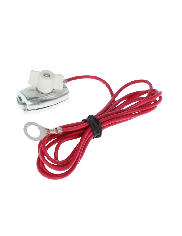Connecteur HT AKO inter-cordelette rouge, 150 cm, œillet M8