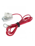 Connecteur HT AKO inter-cordelette rouge, 150 cm, œillet M8