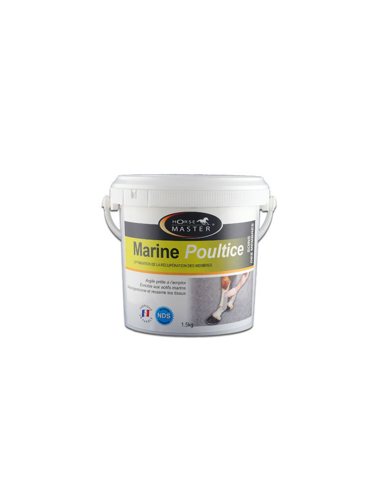 Argile Marine Poultice 1.5kg Horse Master – Récupération musculaire et articulaire