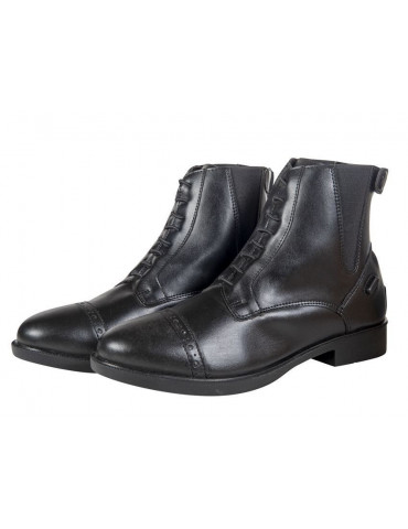 Boots HKM Sheffield Style en cuir synthétique noir, taille 38