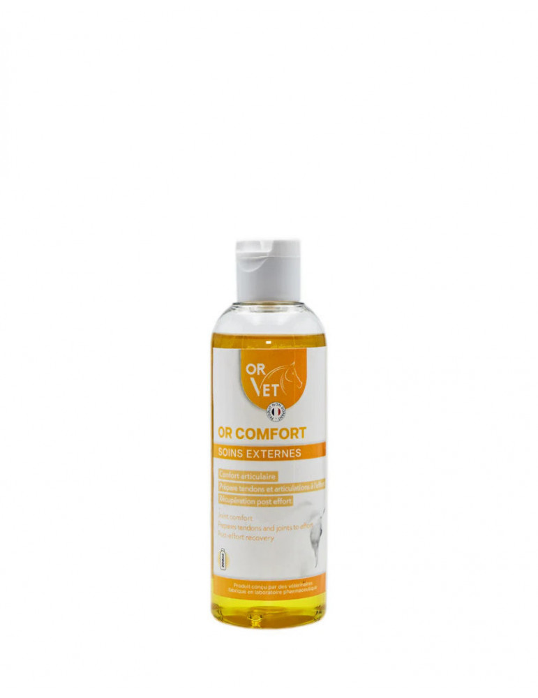 Or-Comfort 200ml Or-Vet – Huile de massage pour tendons et articulations du cheval