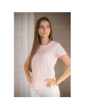 T-Shirt Iconic Strass Rose XS
