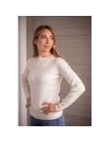 Pull Virginia Ecru XS