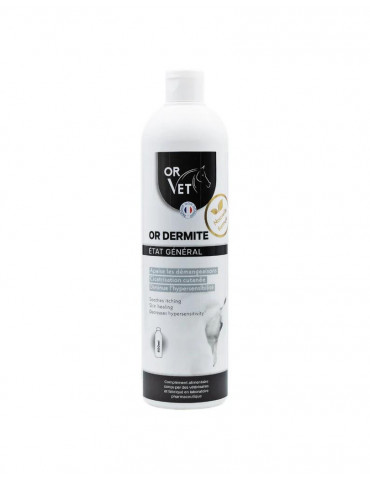 Or-Dermite 500ml Or-Vet – Complément apaisant contre la dermite du cheval