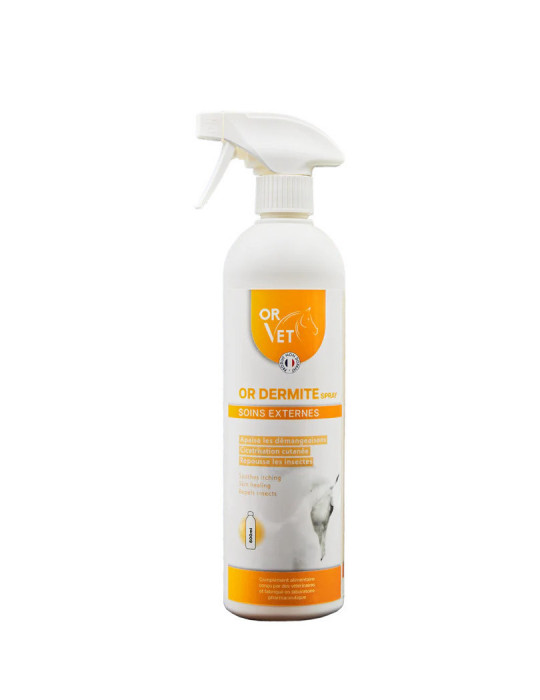 Or-Dermite Spray 500ml Or-Vet – Soin apaisant et cicatrisant pour chevaux