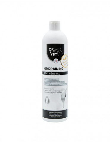 Or-Draining 500ml Or-Vet – Drainant naturel pour la récupération du cheval