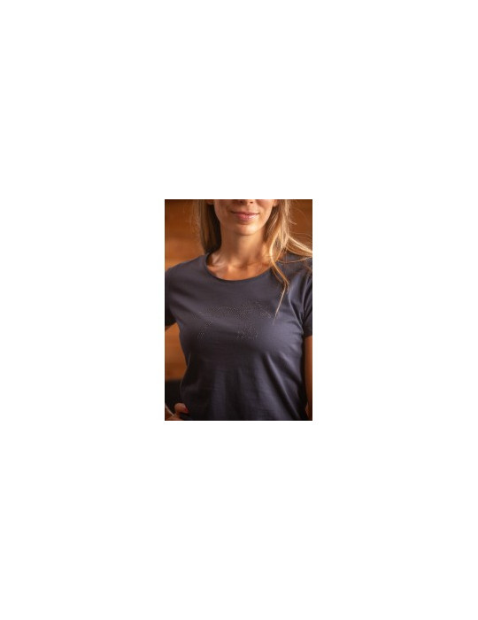 T-Shirt Iconic Strass Marine M