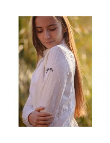 Sweat VIOLETTE ecru M