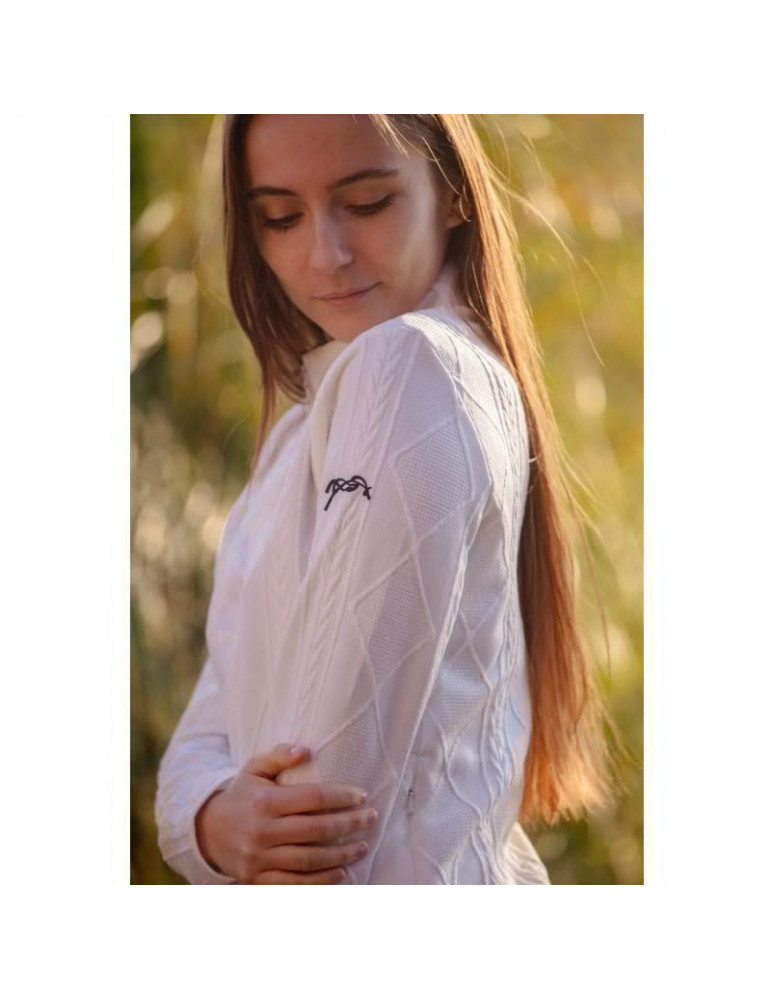 Sweat VIOLETTE ecru M