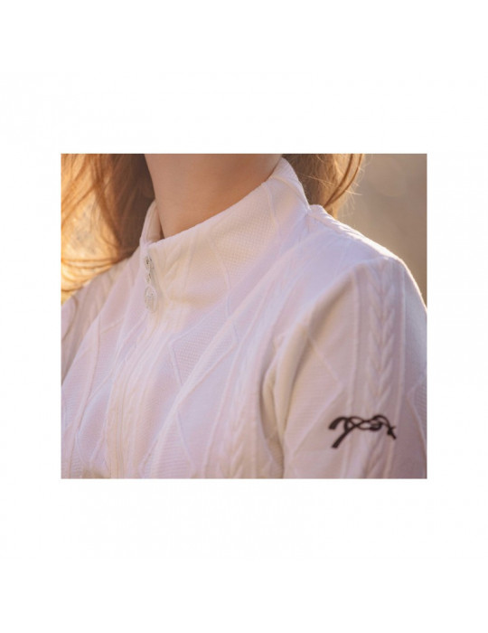 Sweat VIOLETTE ecru S