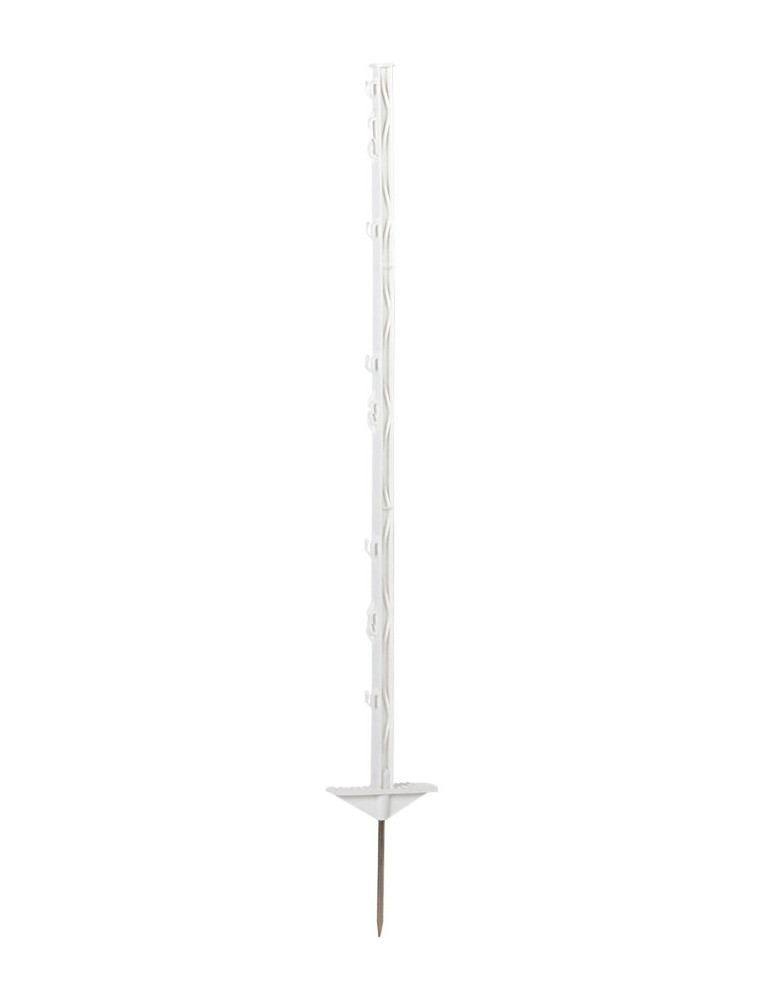 Piquet PVC Classic Ako blanc, double bêche, 105 cm