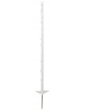 Piquet PVC Classic blanc, 105cm, double bêche