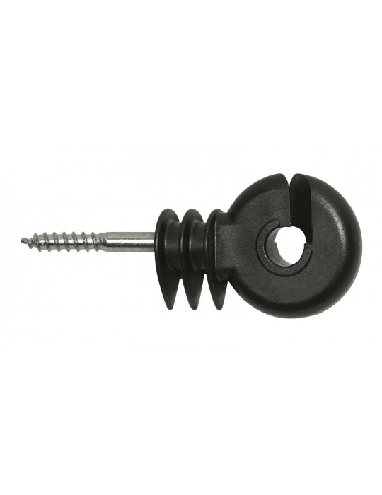 Isolateur annulaire compact noir vis 6mm