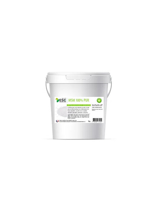 MSM 100% Pur 1kg ESC - Complément Articulations Cheval - Nature Horse