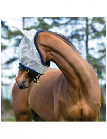 Amigo Flymask Poney Bleu ciel