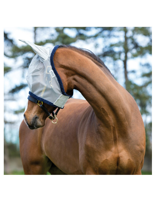 Amigo Flymask Poney Bleu ciel