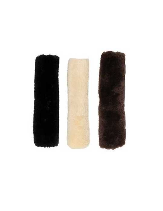 Fourreau de muserolle mouton naturel